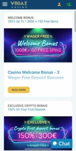 Vegaz Casino Anmeldelse bonusser Spiludenomrofus.net