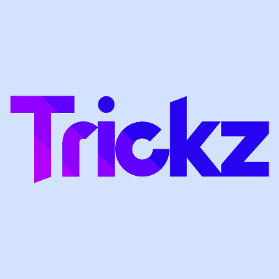 trickz casino logo blue
