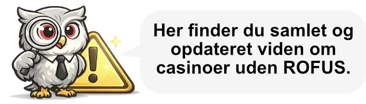 Casinoer uden ROFUS er kommet for at blive